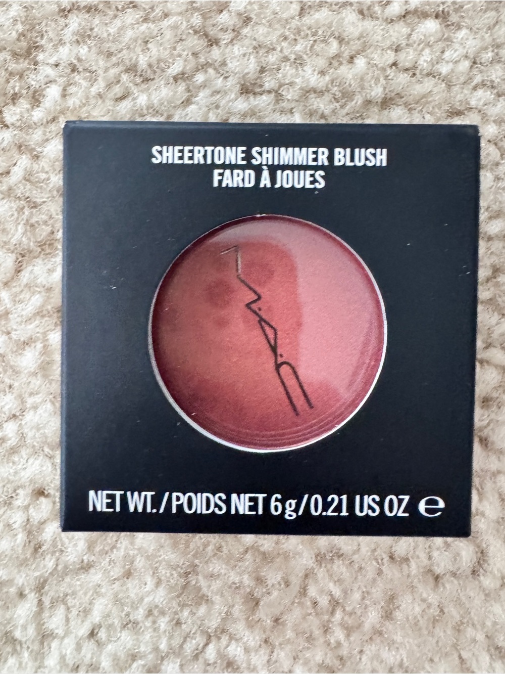 MAC Cosmetics Sheertone Shimmer Blush-Peach twist